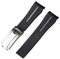 RTRCAGAKM 20mm Uhrenarmband passend for Rolex for GMT-Master II passend for SUBMARINER passend for Yacht Master Band staubdichtes Uhrenarmband Explorer,(Black with white)