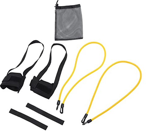 Yardwe Foot Buckle Trainer Swim Belt Resistance Band Boys and Girls Swimming Belt Swim Ankle Strap Pool Resistance Bands Tether In-ground Above-ground Pools Low-impact Workout