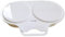 Microwave Egg Poacher 2 Plastic Egg Poacher Microwave White Poached Egg Maker,Microwave Egg Cooker, Double Cups Egg Boiler Breakfast Cookware for Kitchen Gadgets