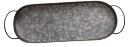 DimyFew Serving Tablett Palette Oval Eitelkeitsschale Dekoratives Bauernhaus Vielseitige Theke für Kosmetische Lagerhalterplatte Kosmetische, 30cmx11.5cmx3.5cm