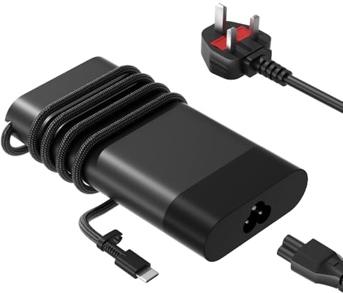 PowerPortnerLink Slim 65W USB C Ladegerät Kompatibel mit HP Elitebook Spectre Envy ProBook Pavilion fürtis omnibook 3 5 7 ZBook Firefly Elite x2 Chromebook X360 Laptop Travel Fast Charging Adapter