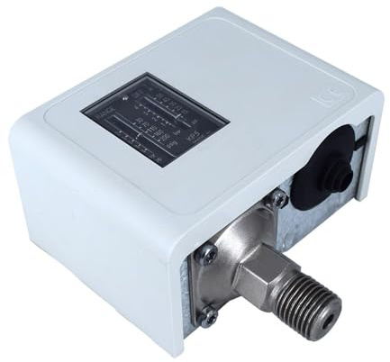 *Versand am selben Tag* Druckschalter (Differenzbereich: 1,8 bis 6 bar) mit ¼-Druckanschluss für Dampfkesselanlagen, Steuerungssysteme in Kompressoren und Kraftwerke KP 5 (Pack Of 2)