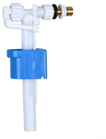 RichVibe WC Spülkasten Füllventil G3/8 G1/5.1 cm Wassertank Einlassventil mit Messinganschluss passend für Kunststoff Porzellan Toiletten