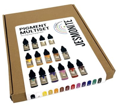JESMONITE Pigment Set 15 x 10gr in EEN Box