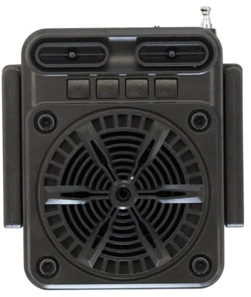 Solar Emergency Radio with Bluetooth Speaker | FM Radio | Power Bank | Solar/Hand-Crank Charging | TF Card & USB Playback