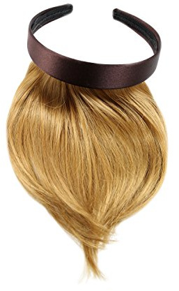 WIG ME UP - HA073T-25 Toller Clip-in Pony mit Haarreif für besonders natürliche Wirkung, Dunkelblond (25)