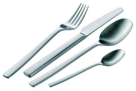 Auerhahn Sentio Tisch, Edelstahl, Silber, 43 x 27 x 6 cm, 30