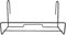 EDA - Support Métallique Universel pour Jardinières - Noir - 35 x 25 x 18 cm