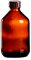 5 x Braunglasflasche 300ml / Medizinflasche inkl. Standard-Schraubverschluss braun DIN 28