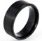 DonDon Herren Ring Edelstahl schwarz – 60 (19.1)