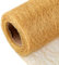 Schnoschi Dekostoff Gold, Rolle 9 m x 30 cm, Tischläufer, Dekonetz, Tischband, Netzstoff, Textil-Netzgewebe