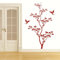 wandtattoo-factory Japanischer Kirschbaum - 190 x 115cm - Farbe: Dunkelrot