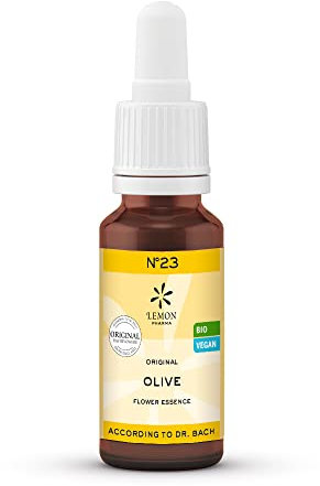 Original Bachblüten Tropfen Nr. 23 Olive (Olive) von Lemon Pharma, Bio & Vegan