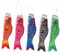 Gazechimp 5 Piezas Pescados Koinobori Calcetín de Viento Carpa Nobori Koi Decoración Colgante Bandera de Cometa