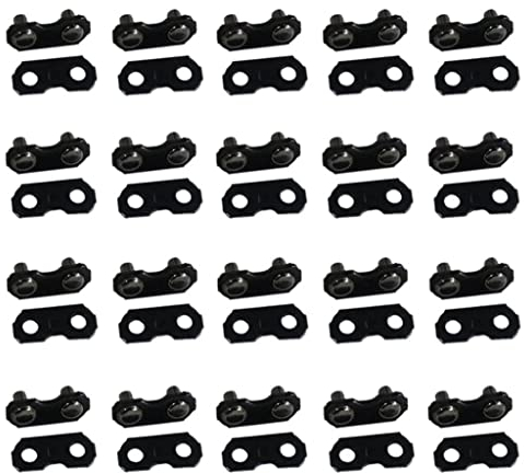 HURI 20 St. Verbindungsglieder + Nieten 3/8 1,3mm für Sägekette Kette Motorsäge