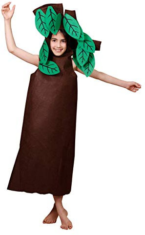 Matissa Kinderkostüme für Obst, Gemüse, Naturkostüme, Anzüge, Outfits, Fasching, Party, Jungen und Mädchen (Baum)