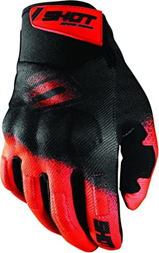 Shot Drift Smoke Motocross Handschuhe (Black/Orange,12)