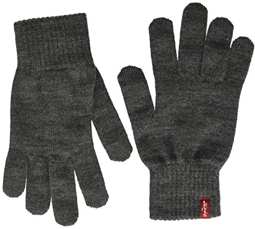 Levi's Herren Ben Touch Screen Gloves Handschuhe, Grau (Regular Grey 55), L