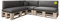 sunnypillow Palettenkissen mit abnehmbarem Bezug UV - beständig Outdoor/Indoor Palettenauflage Palettenpolster Palettensofa Sitzkissen Rückenlehne 8er Set 120 x 80 Anthrazit