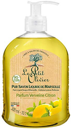LE PETIT OLIVIER - Pur Savon Liquide De Marseille Verveine Citron 300Ml - Lot De 4 - Vendu Par Lot