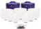 Hye-eun 7-12 Zoll 432hz Kristall Klangschale Set von 7 mit Tragetasche,7PCS Chakra Frosted Quarz Crystal Singing Bowl(17,8–30,5 cm)