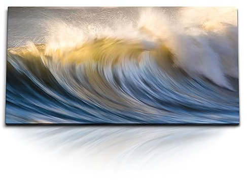 Paul Sinus Kunstdruck Bilder 120x60cm Welle Meer Ozean Fotokunst Wasser