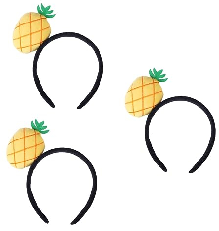 Beavorty 3-teiliges Elegantes Stirnband Aus Plüsch Mit Obst- Für Geburtstags-/weihnachtsfeiern Und Maskeraden