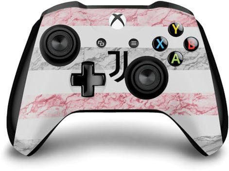 Head Case Designs Offizielle Juventus Football Club Away 2023/24 Match Kit Vinyl Haut Gaming Aufkleber Abziehbild Abdeckung kompatibel mit Xbox One S/X Controller