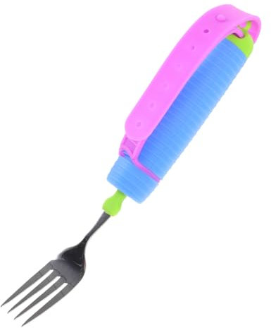 Healeved Posate Adattative Antiscivolo Per Anziani e Pazienti Con Tremori Fork Portatile Ergonomico Utensili Per La e La Sicurezza Durante Pasti