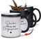 glitzertassen.de® | Danke für all die Orgasmen! | Farbwechseltasse mit Glitzer | Geschenkidee | Lustige Sprüche | Magic-Tasse | Keramik | 330 ml