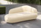 DOMO. collection Outdoor Sofa Langeroog, wetterfeste Gartensofa, Chaiselongue mit Metallfüßen, Gartencouch, Couch, Gartenmöbel, Outdoor-Möbel, 117 x 105 x 79 cm (BxTxH), beige