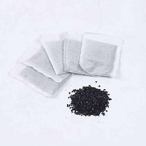 Filtro al carbone attivo naturale, inserto per filtro dell'acqua, filtro a carbone, per distillatore dell'acqua, 1 pezzi/6,75 g, per piante, acquario, acqua potabile, ecc. 20 pezzi