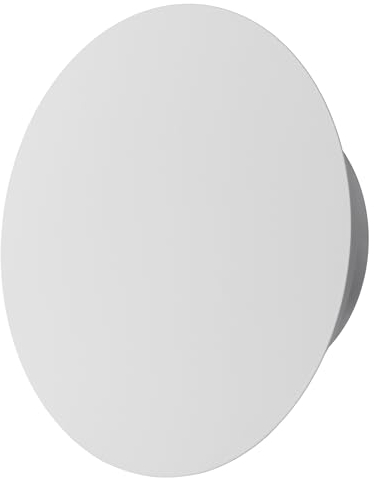 Steinberg14 Round White Metal Diffuser - 150mm Universal Supply Exhaust Air Valve - 6 inch Wall Ceiling Adjustable Vent - Extractor Fan Vent Cover - Ventilation Grille for Bathroom Kitchen Garage