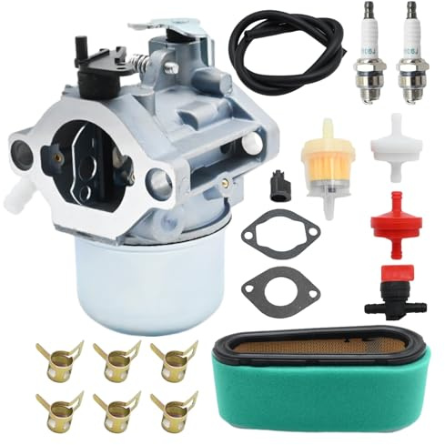 Hoypeyfiy 699831 694941 Rasenmäher Vergaser-Kit mit Luftfilter Vorfilter Kraftstofffilter, Ersatz für 28D702 28M706 283702 283707 284702 284707 284777 286702 286707 289702 Rasenmähermotoren
