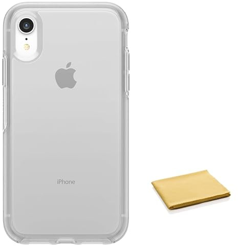 OtterBox Symmetry Series Case for iPhone XR with Cleaning Cloth - Non Retail Packaging -Clear