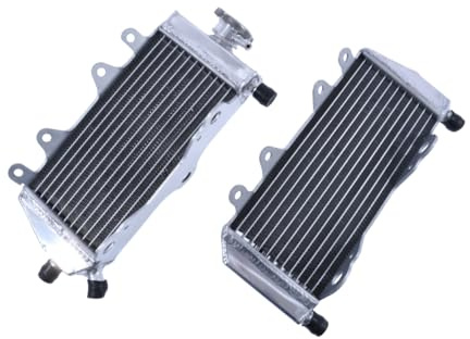 avdb-moto Radiateur d'Eau compatible avec YAMAHA YZ 125 2005-2011, YZ 125 2012-2016, YZ 125 2012-2021, YZ125X 2020-2023, YZ 125 2022-2024 Renforcé Racing Aluminium (Droit + Gauche)
