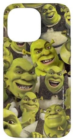 Hülle für iPhone 14 Pro Max Shrek Cool Epic All Shrek Faces Collage Logo