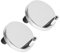 Angoily 2 Sets Toilettensitz Scharniere Mit Schrauben Verbindungsstücke Für Klodeckel Edelstahl Hinges Für Toilettenbrille Einfache Installation 60mm änge