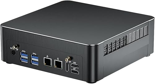 Thdeukoty Mini PC avec Processeur Core i9-9880H 8 C/16 T jusqu'à 4,8 GHz, 32 Go DDR4, SSD 1 to, Ordinateur de Bureau Win 11 Pro, DP, 2 HDMI, Triple écran 4K, Optique, Double LAN, Wi-FI 6E/BT5.3, VESA
