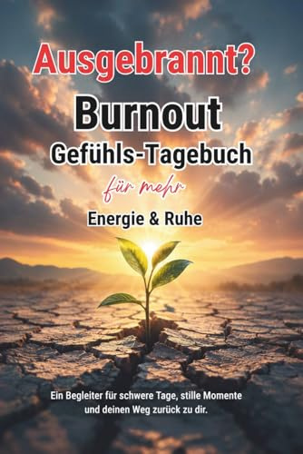 AUSGEBRANNT? Burnout-Tagebuch für mehr Energie & Ruhe - Stimmungstagebuch: Gefühlstagebuch - Burnout Journal - Reflexionen - Tracker - Hoffnungsimpulse