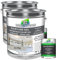 DB Rénovation PEINTURE SOL BETON Industriel - Garage, sous-sol - Extrême trafic intérieur, extérieur - Haute résistance - Gris soie - Kit 11KG + 1L Diluant