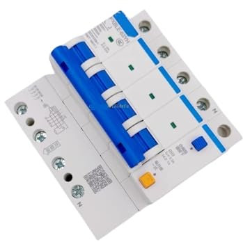 UMDNXNMA Interruttore Automatico NXBLE-63YH 300MA 0.3A RCBO Interruttore magnetotermico differenziale 20A 25A 32A 40A 63A(4P,63A-14x51 Holder-Fuse)