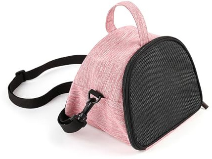Klein Haustier Transporttasche Hamster Tragetasche Kleintiere Reisetasche Atmungstiv kleine Schultertasche Haustier Kaninchen Tragetasche Chinchillas Igel Meerschweinchen Tasche für Outdoor Reisen