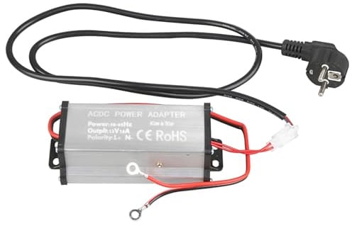 230V auf 12V Netzteil Trafo, Power Supply Adapter für 5kW 8kW All-in-One Diesel-Luftheizung, Spannungswandler AC 230V auf DC 12V Transformator für Wohnwagen, Wohnmobil, Garage (Standard)
