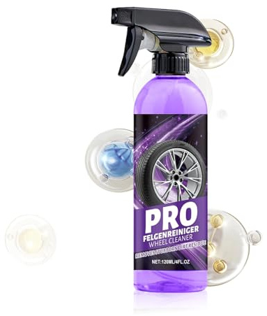 Felgenreiniger | 120ml Bremsstaubentferner und Pflegemittel,Reiniger für Reifen und Felgen - Für die Reinigung von Motor Felgen im Außenbereich
