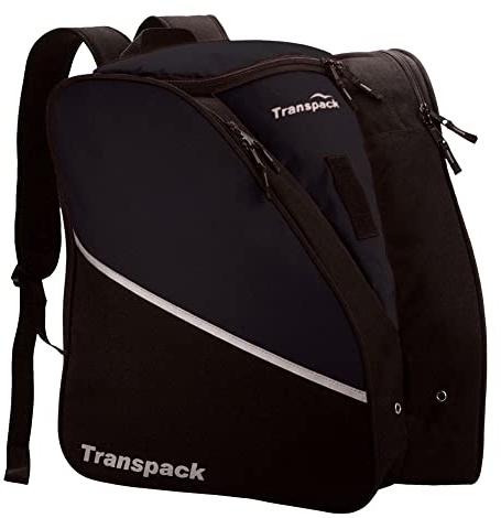 TRANSPACK Unisex Adults Edge Water-Resistant Tough Durable Lightweight 43L Ski/Snowboard Boot Helmet Goggles & Gear Backpack Bag
