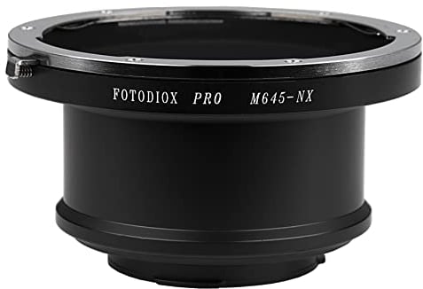 Fotodiox Pro Lens Mount Adapter, Mamiya 645 Mount Lens to Samsung NX-Series Camera Adapter, fit Samsung NX10, NX5, NX100, NX11, NX200