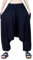 CandyHusky Hippie Boho Gypsy Aladdin Yoga Haremhose aus Baumwolle (schwarz)