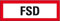 LEMAX® Feuerwehrschild FSD, Kunststoff, 297x105mm