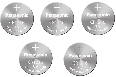 Panasonic CR1216 Knopfzelle Lithium 3 Volt Batterie (5 Batterien)